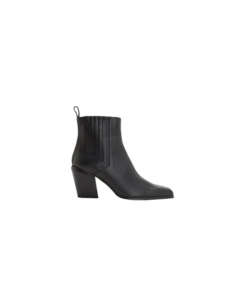 8 by Yoox LEATHER WESTERN CHELSEA ANKLE BOOTS  - SCHUHE - Stiefelettenauf YOOX.COM Schwarz