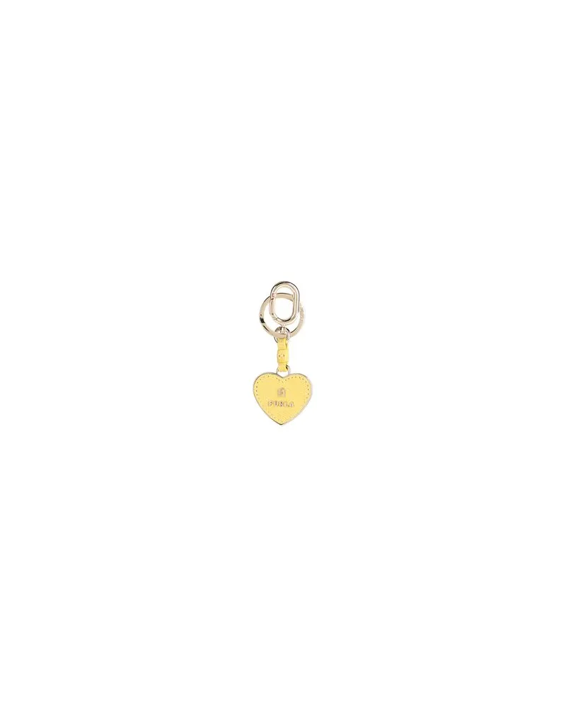 Furla CAMELIA KEYRING HEART  - Kleinlederwaren - Schlüsselanhängerauf YOOX.COM Gelb