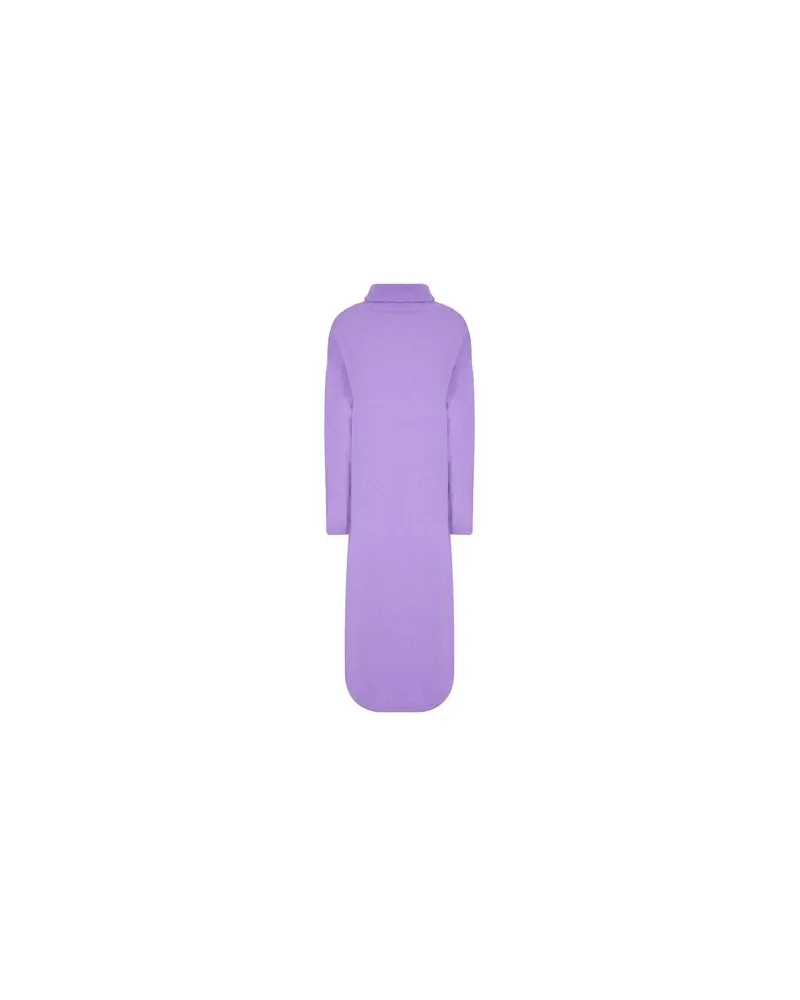 8 by Yoox KNIT ROLL-NECK MIDI DRESS - KLEIDER - Midi-Kleiderauf YOOX.COM Lila