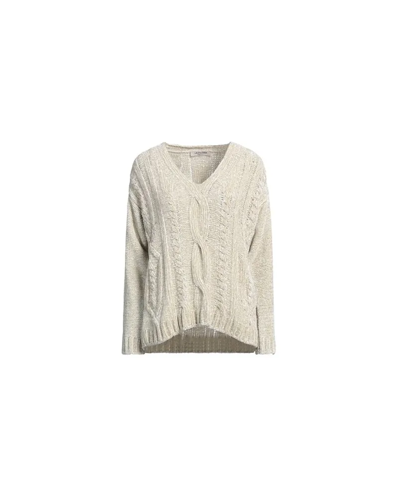 La Fileria STRICKWAREN - Pulloverauf YOOX.COM Hellgrau