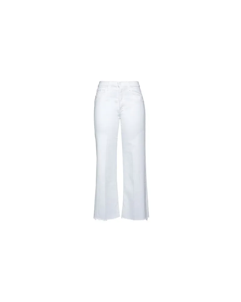 Mother HOSEN & RÖCKE - Jeanshosenauf YOOX.COM Elfenbein
