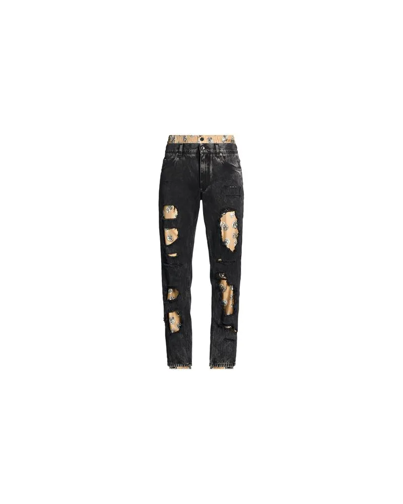 Dolce & Gabbana HOSEN & RÖCKE - Jeanshosenauf YOOX.COM Schwarz