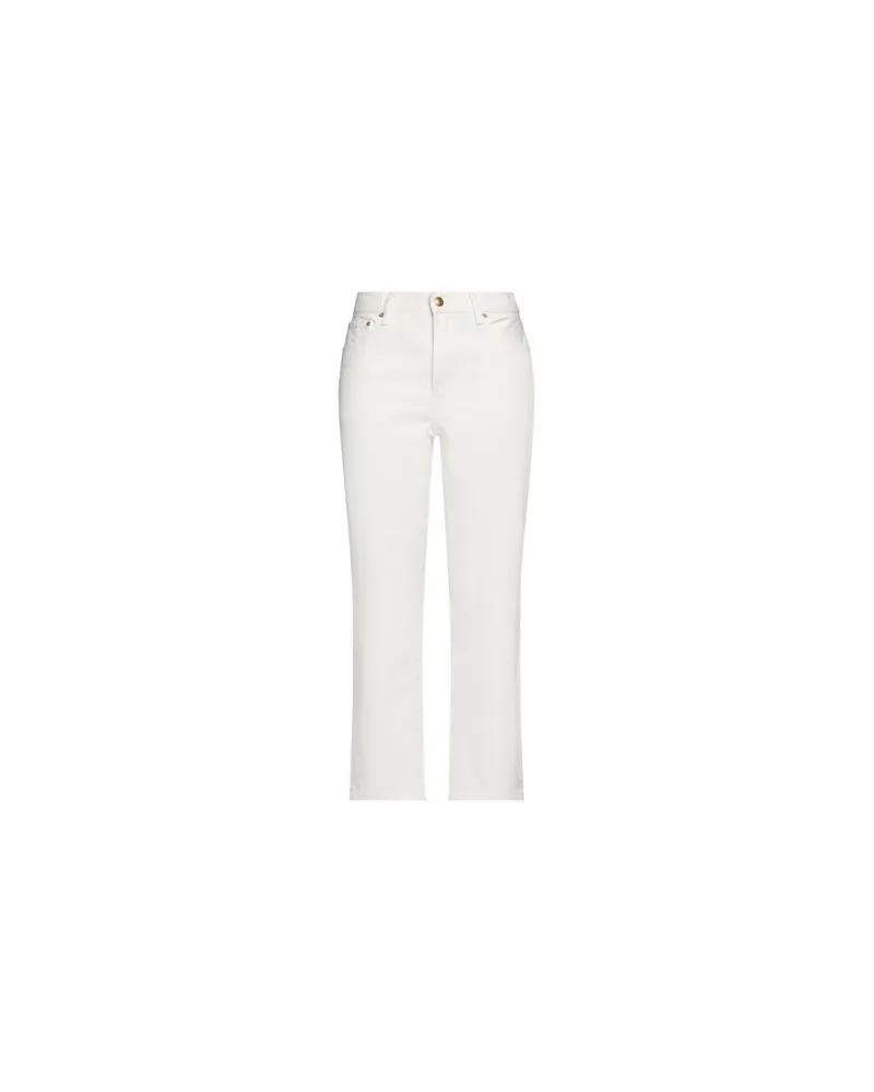 Tory Burch HOSEN & RÖCKE - Jeanshosenauf YOOX.COM Weiß