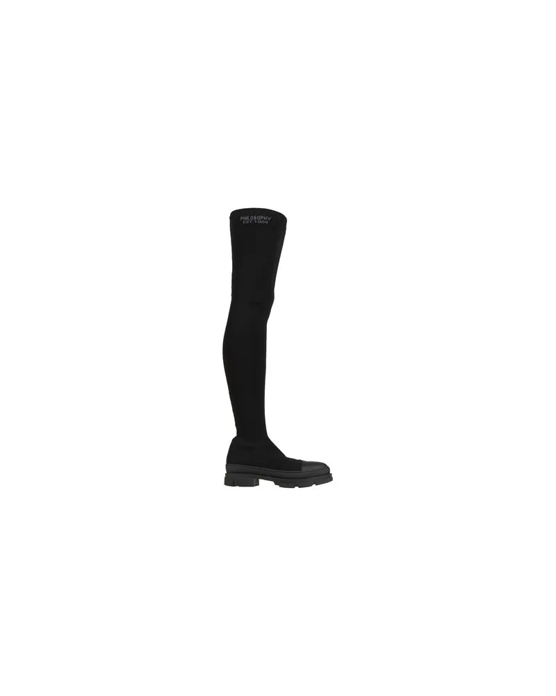 Philosophy Di Lorenzo Serafini SCHUHE - Stiefelauf YOOX.COM Schwarz