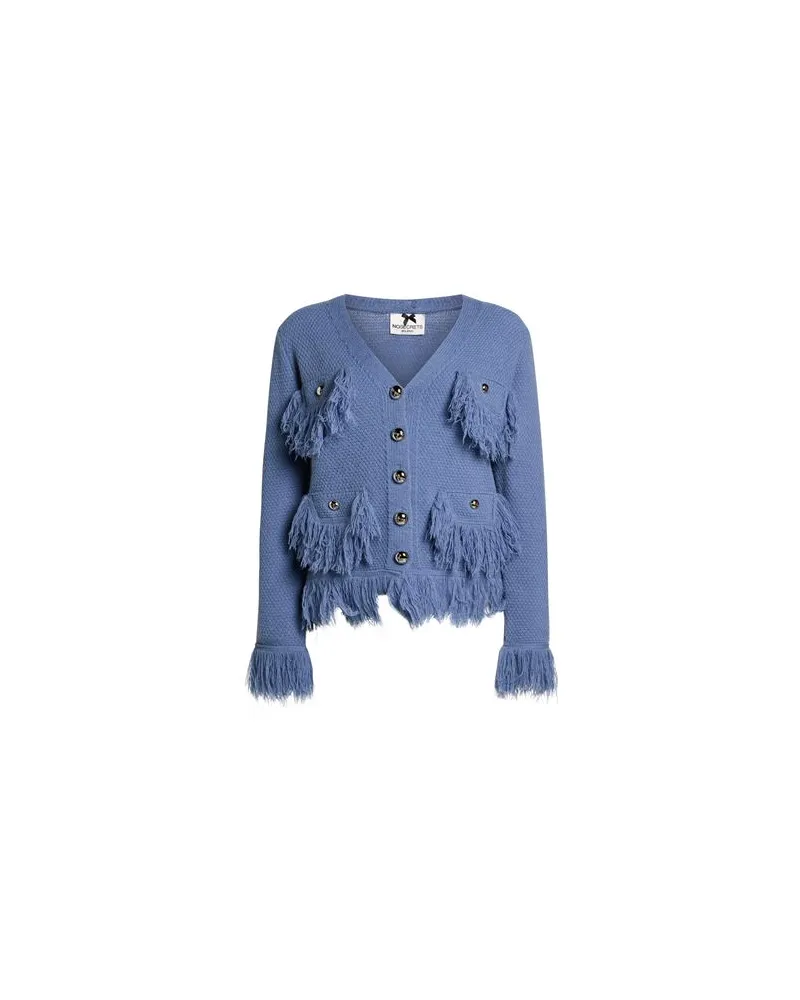 No Secrets STRICKWAREN - Strickjackenauf YOOX.COM Hellblau