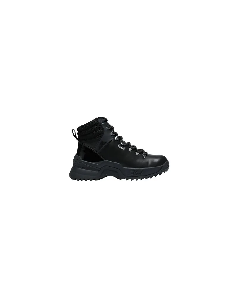 Karl Lagerfeld QUEST CROSS LACE MID   - SCHUHE - Stiefelettenauf YOOX.COM Schwarz