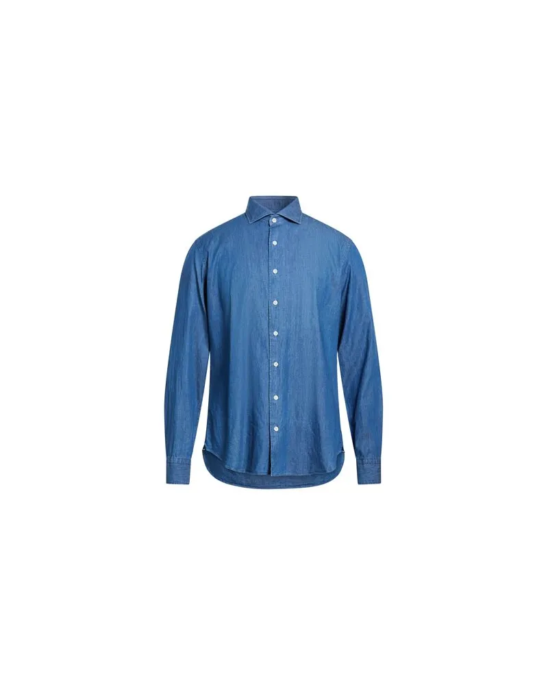 Tombolini TOPS - Jeanshemdenauf YOOX.COM Blau