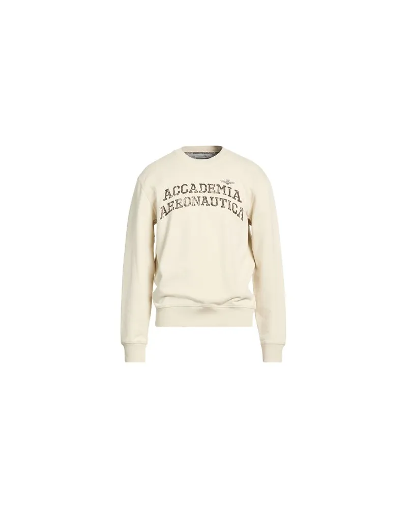 Aeronautica Militare TOPS - Sweatshirtsauf YOOX.COM Cremeweiß
