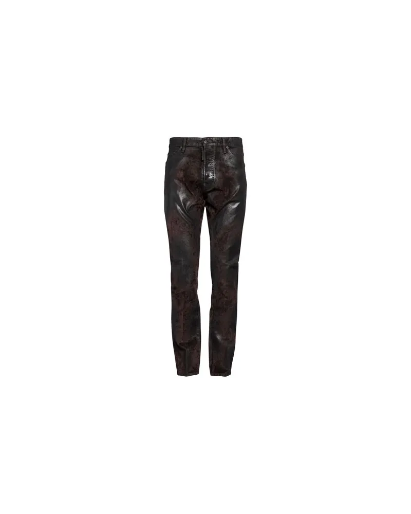 Dsquared2 HOSEN & RÖCKE - Jeanshosenauf YOOX.COM Dunkelbraun