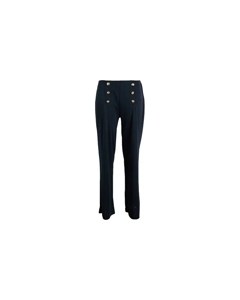 Ralph Lauren STRETCH JERSEY WIDE-LEG PANT  - HOSEN & RÖCKE - Hosenauf YOOX.COM Nachtblau