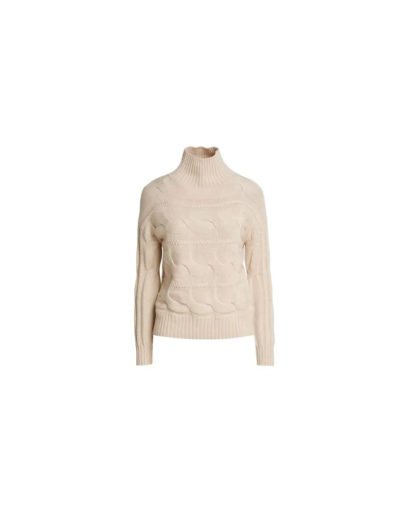 Max Mara STRICKWAREN - Rollkragenpulloverauf YOOX.COM Beige