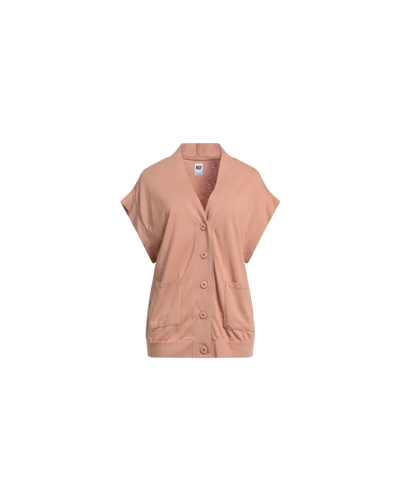 NSF Clothing STRICKWAREN - Strickjackenauf YOOX.COM Hellbraun