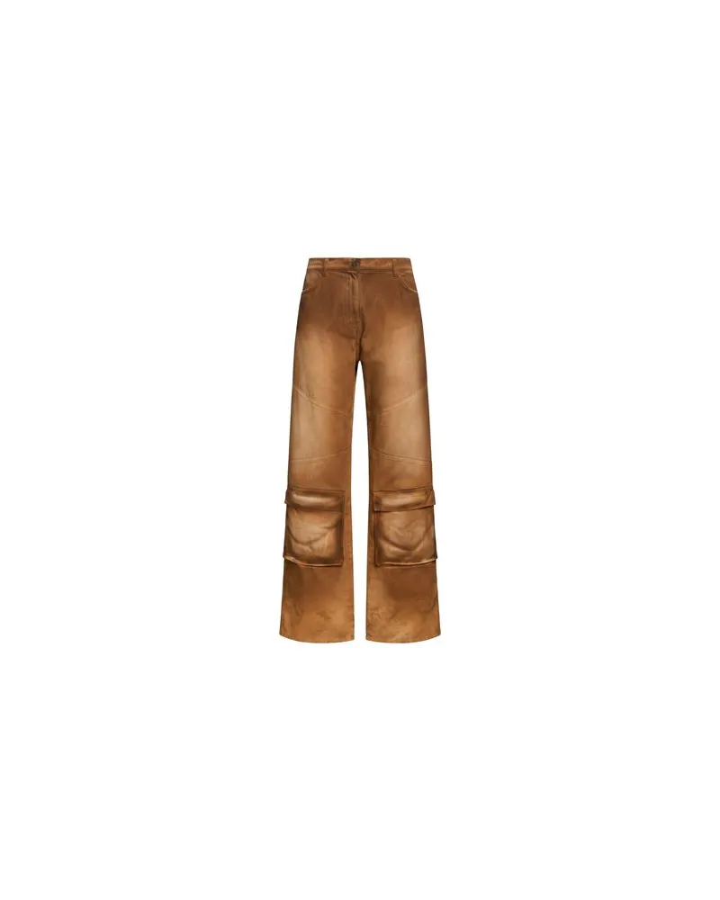 MSGM HOSEN & RÖCKE - Jeanshosenauf YOOX.COM Kamel