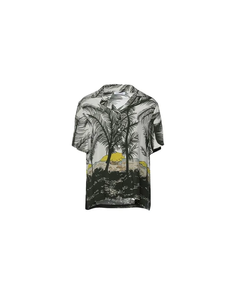 P.A.R.O.S.H. TOPS - Hemdenauf YOOX.COM Dunkelgrün