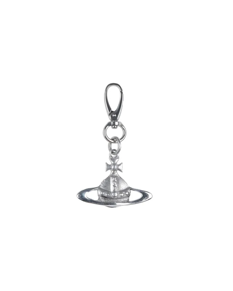 Vivienne Westwood ORB CHARM KEYRING - Kleinlederwaren - Schlüsselanhängerauf YOOX.COM Silber