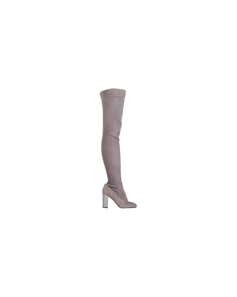 René Caovilla SCHUHE - Stiefelauf YOOX.COM Grau