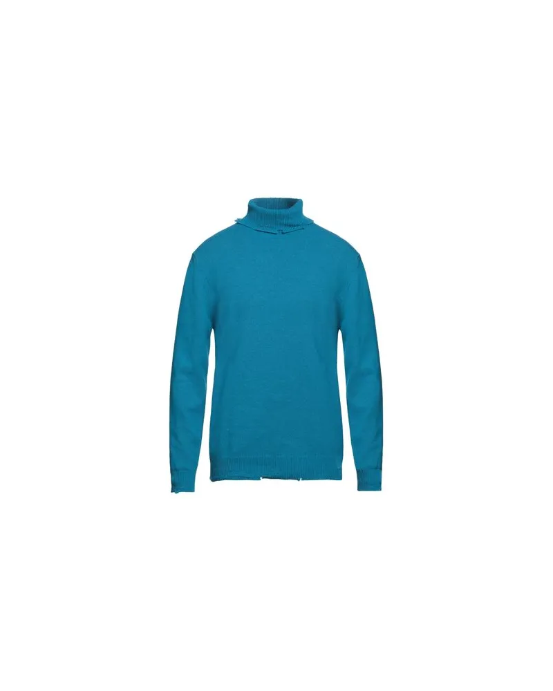 OFFICINA 36 STRICKWAREN - Rollkragenpulloverauf YOOX.COM Azurblau