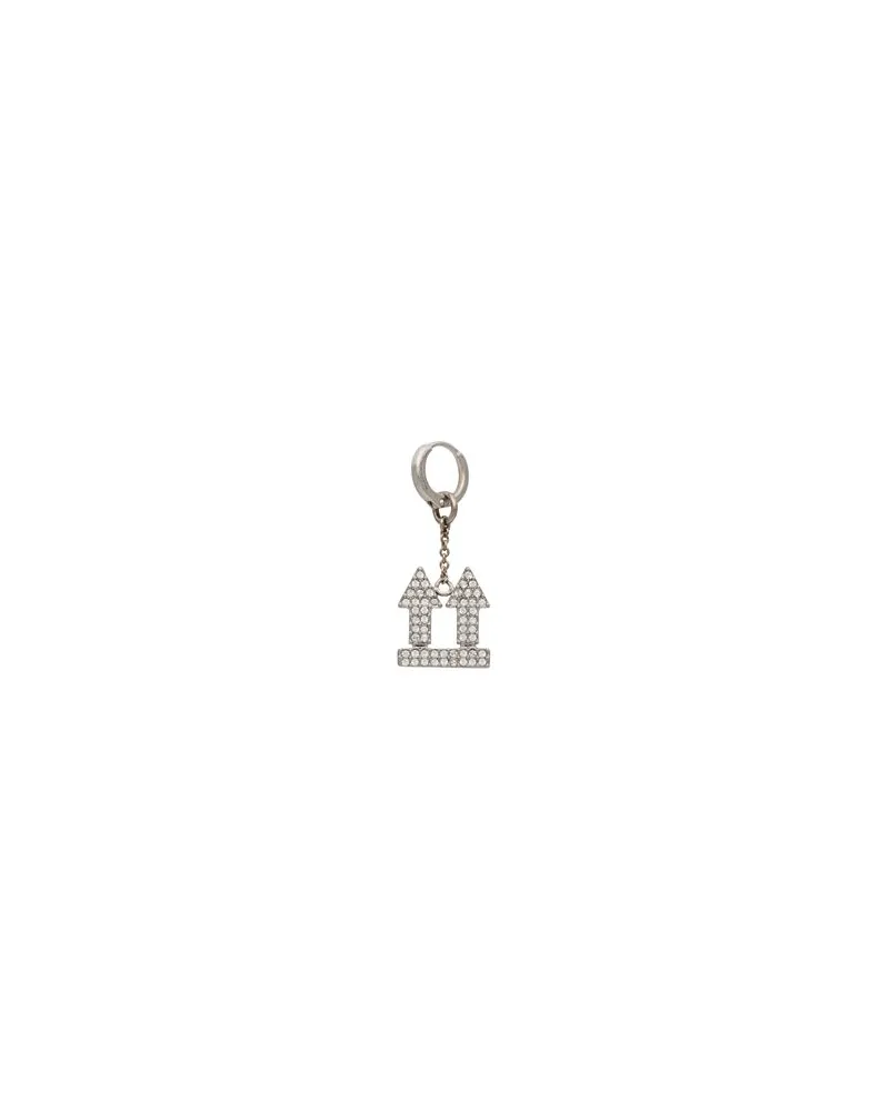 OFF-WHITE SCHMUCK und UHREN - Einzelne Ohrringeauf YOOX.COM Silber