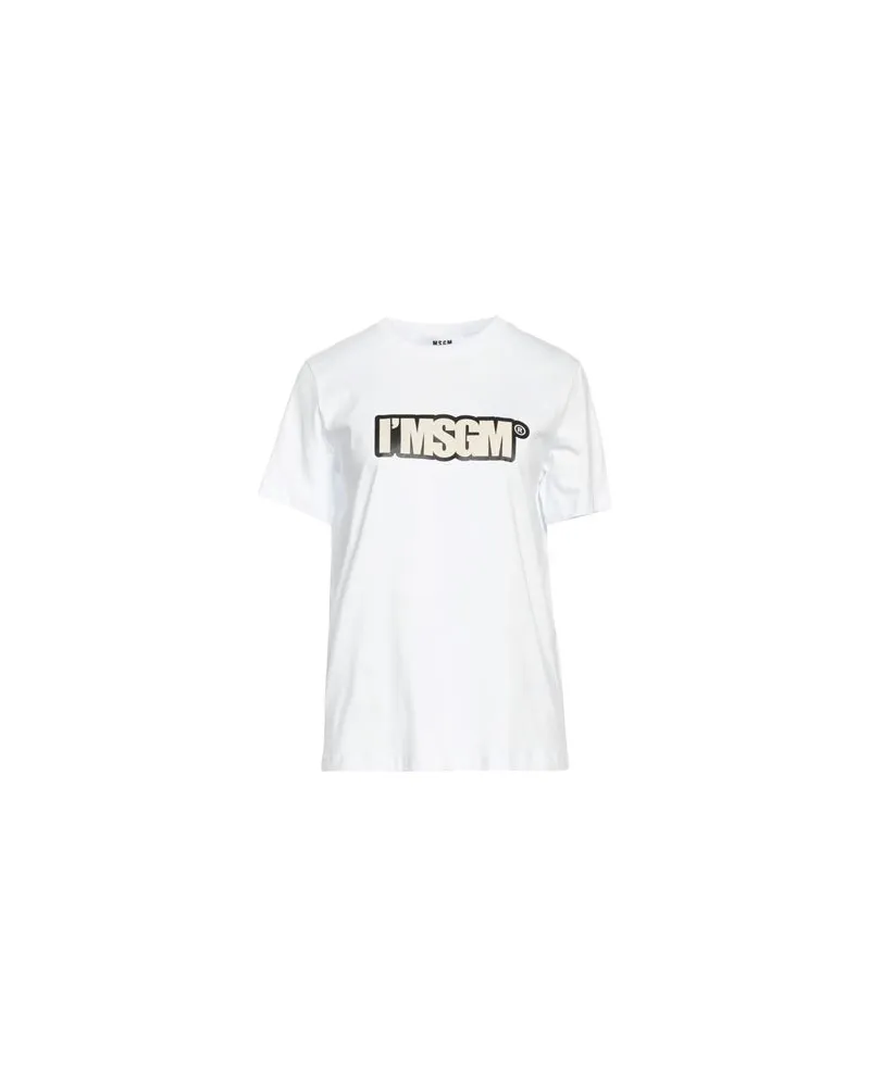 MSGM TOPS - T-shirtsauf YOOX.COM Weiß