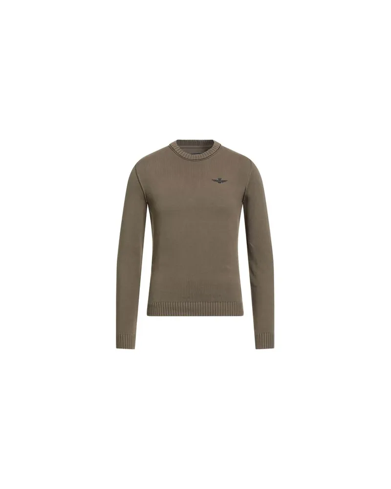 Aeronautica Militare STRICKWAREN - Pulloverauf YOOX.COM Militärgrün