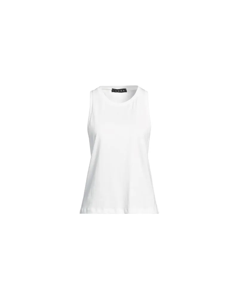 Icona By Kaos TOPS - Tank Topsauf YOOX.COM Cremeweiß