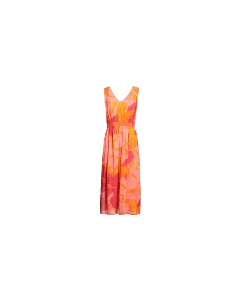 Diana Gallesi KLEIDER - Midi-Kleiderauf YOOX.COM Orange