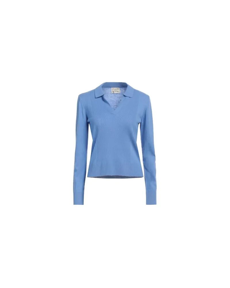 Alessia Santi STRICKWAREN - Pulloverauf YOOX.COM Azurblau