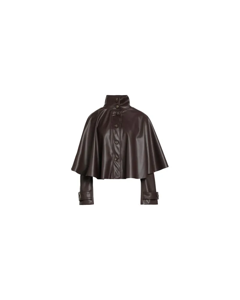 HAVEONE JACKEN & MÄNTEL - Capesauf YOOX.COM Dunkelbraun
