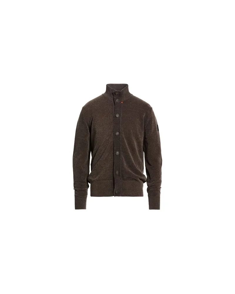 DEKKER STRICKWAREN - Strickjackenauf YOOX.COM Dunkelbraun