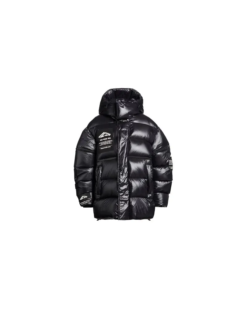 Dsquared2 JACKEN & MÄNTEL - Pufferjacken & Daunenjackenauf YOOX.COM Schwarz