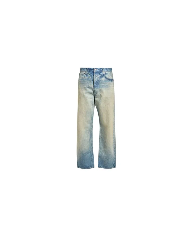AURALEE HOSEN & RÖCKE - Jeanshosenauf YOOX.COM Blau