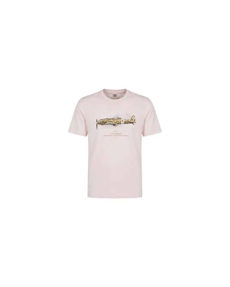 Aeronautica Militare TOPS - T-shirtsauf YOOX.COM Cremeweiß
