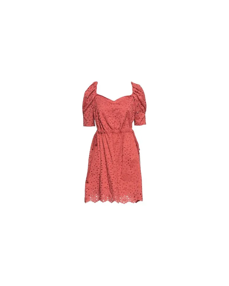 Hanita KLEIDER - Mini-Kleiderauf YOOX.COM Rostrot