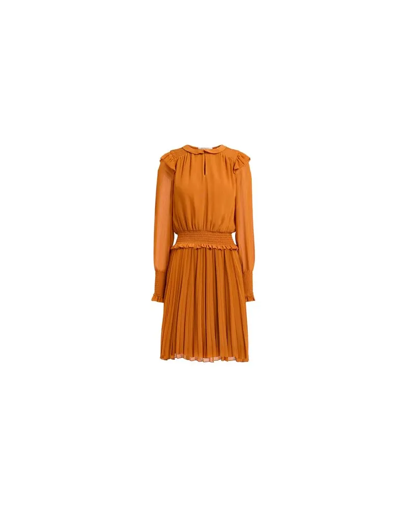 Maison Scotch KLEIDER - Midi-Kleiderauf YOOX.COM Rostrot