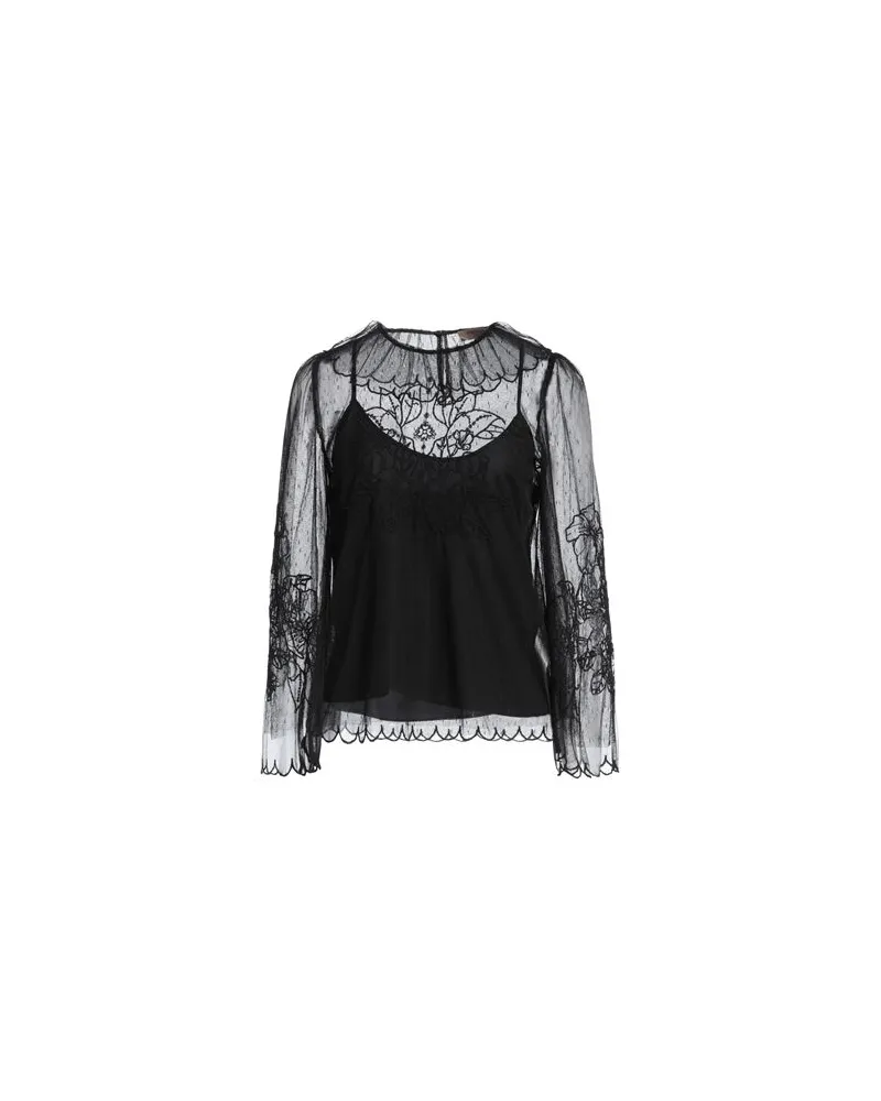 Twin-Set TOPS - Topsauf YOOX.COM Schwarz