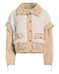 Ulla Johnson Shearling- & Kunstfell Beige