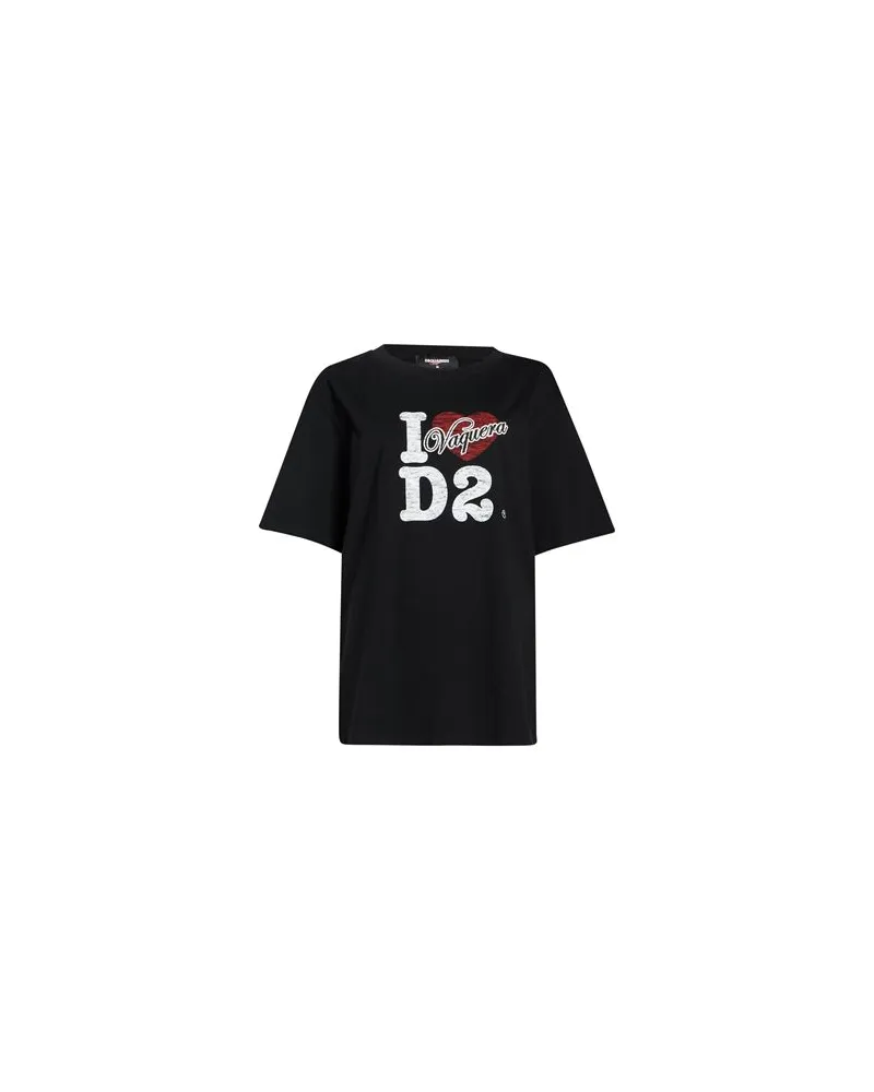 Dsquared2 TOPS - T-shirtsauf YOOX.COM Schwarz