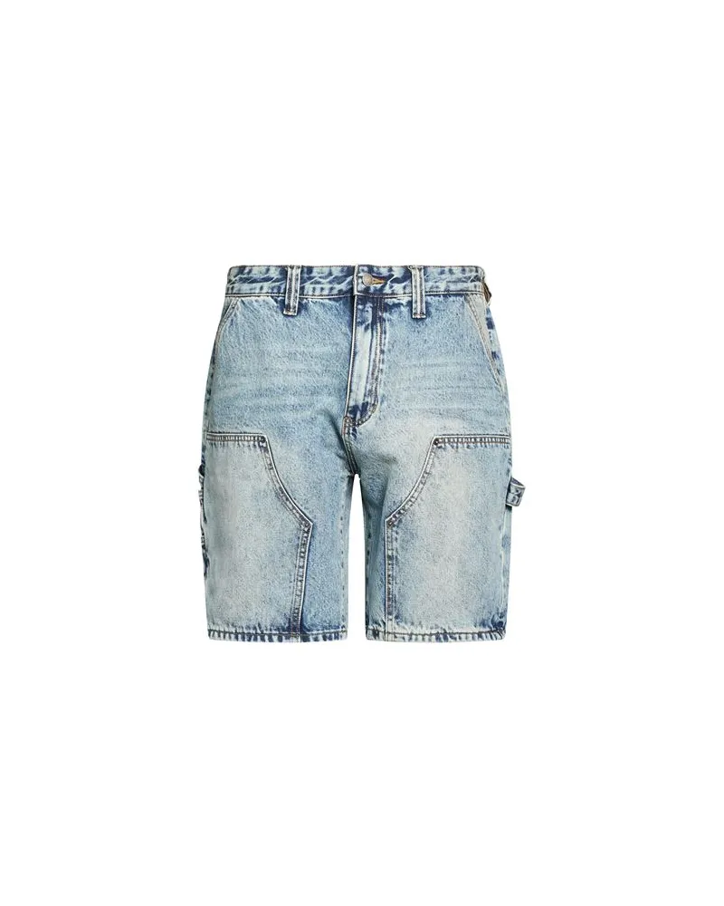Guess HOSEN & RÖCKE - Jeansshortsauf YOOX.COM Blau