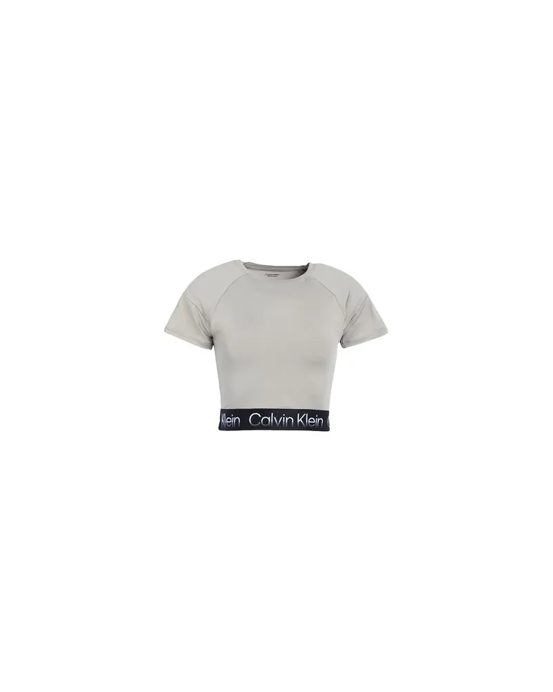 Calvin Klein TOPS - T-shirtsauf YOOX.COM Salbeigrün
