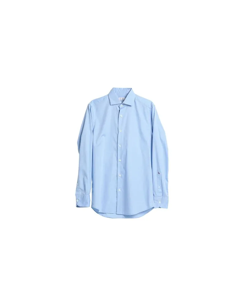 Glanshirt TOPS - Hemdenauf YOOX.COM Himmelblau