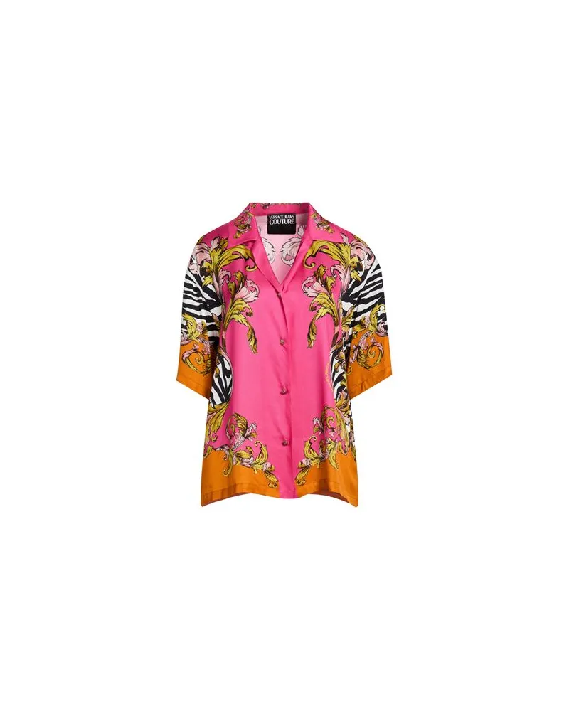 Versace Jeans TOPS - Hemdenauf YOOX.COM Fuchsia
