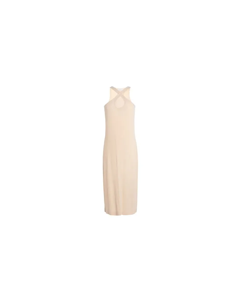 Ninety Percent KLEIDER - Midi-Kleiderauf YOOX.COM Beige