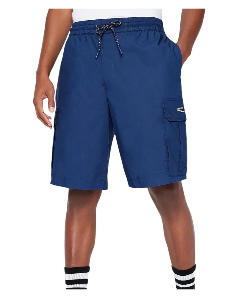 Armani Exchange Shorts & Bermudashorts Blau