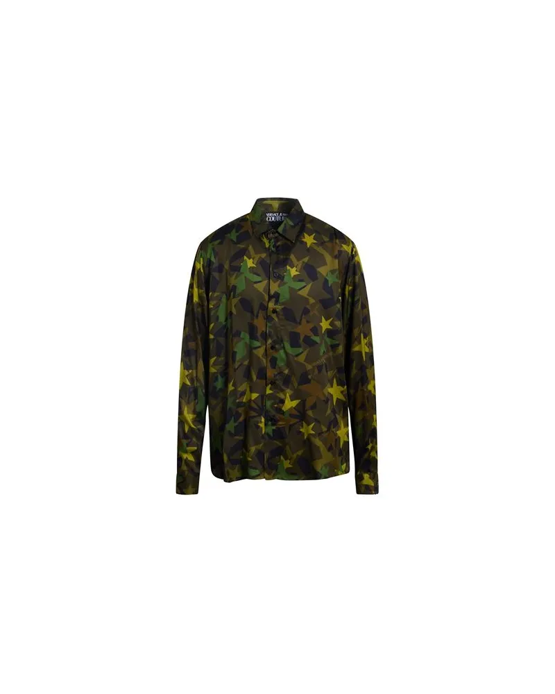 Versace Jeans TOPS - Hemdenauf YOOX.COM Militärgrün