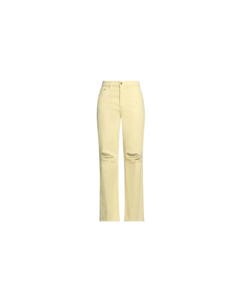 only HOSEN & RÖCKE - Jeanshosenauf YOOX.COM Gelb