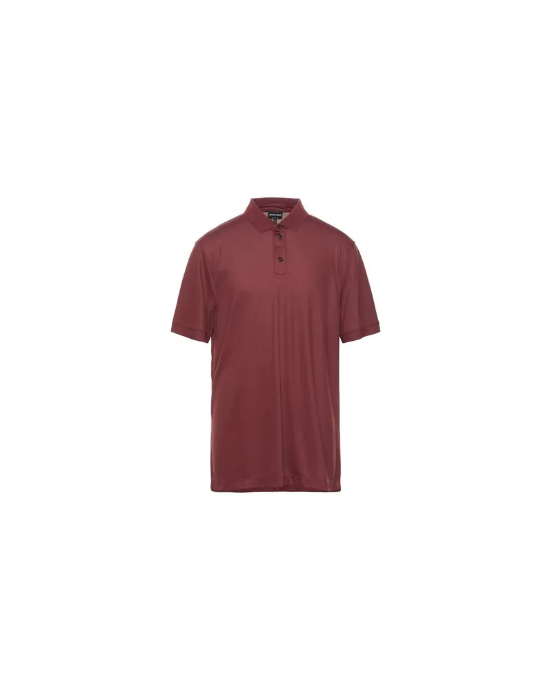Giorgio Armani TOPS - Poloshirtsauf YOOX.COM Ziegelrot