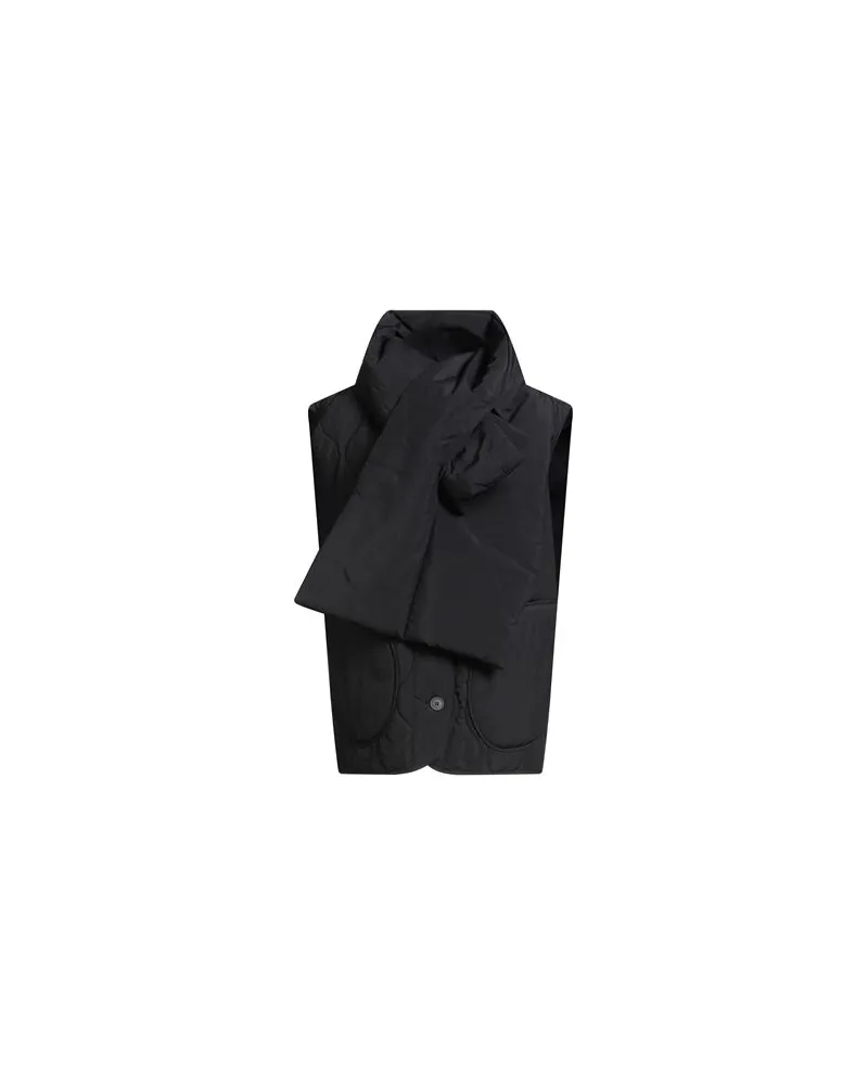 Erika Cavallini JACKEN & MÄNTEL - Westenauf YOOX.COM Schwarz