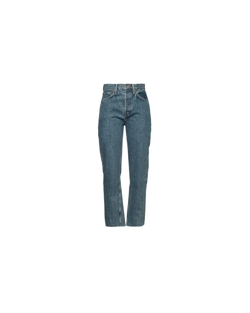 RE/DONE HOSEN & RÖCKE - Jeanshosenauf YOOX.COM Blau