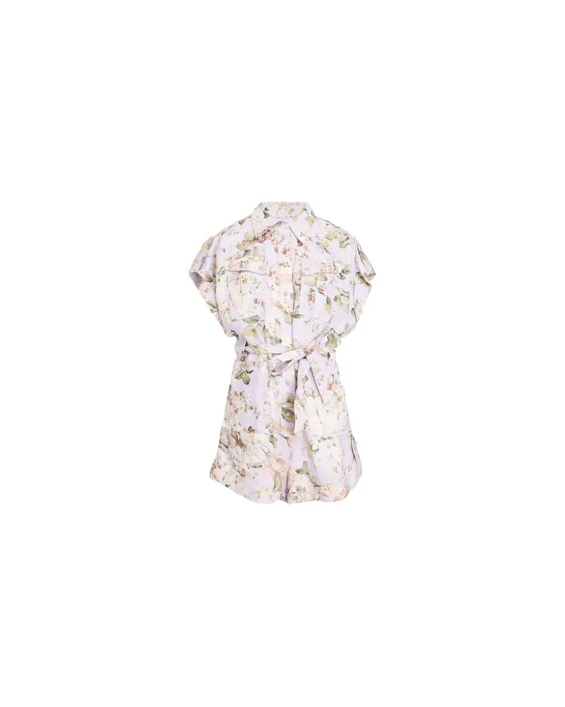 Zimmermann OVERALLS - Playsuitsauf YOOX.COM Lila