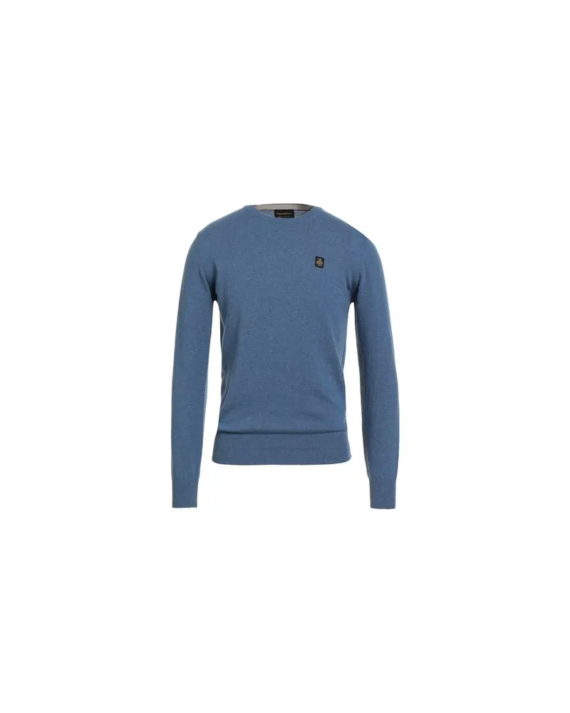 RefrigiWear STRICKWAREN - Pulloverauf YOOX.COM Blau